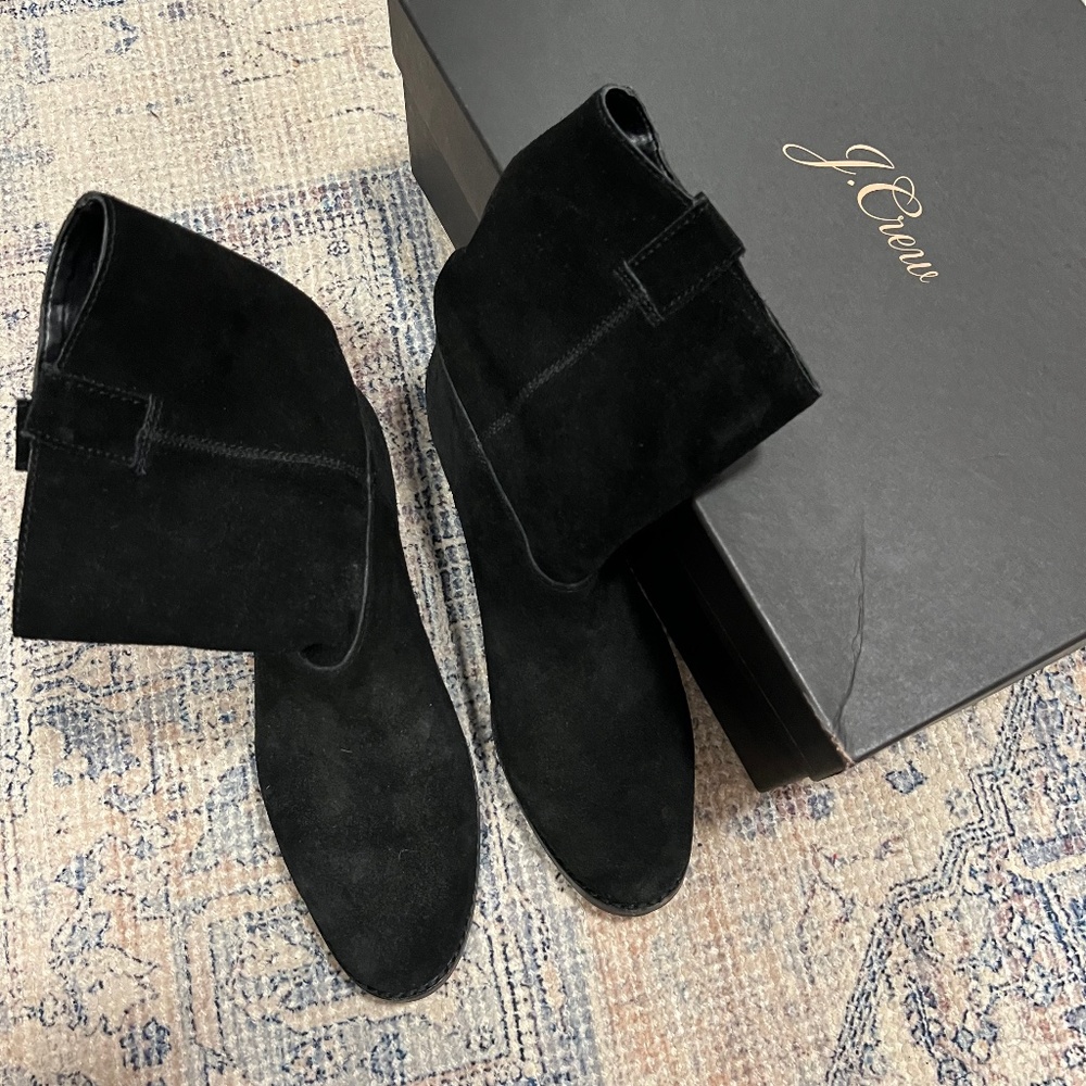 Jcrew suede booties
